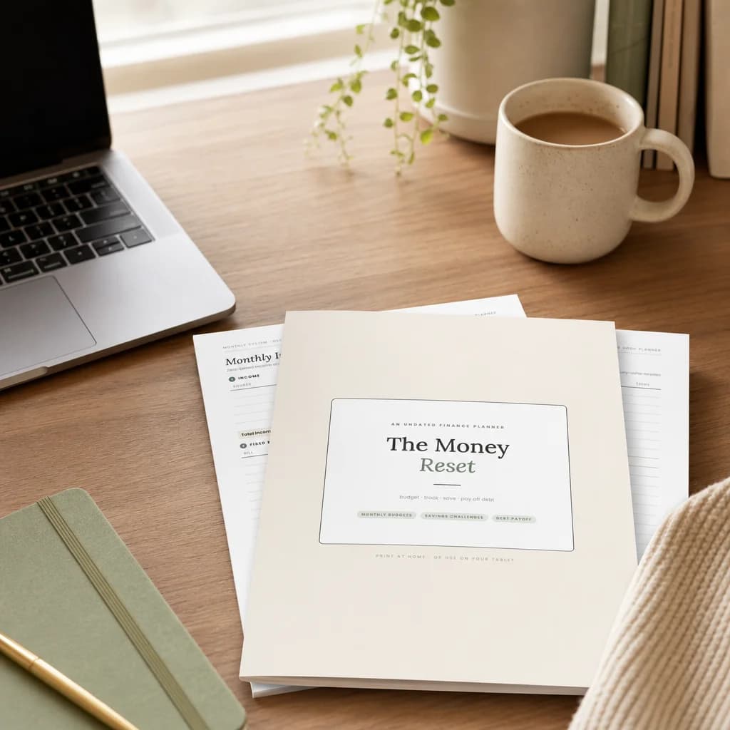 Digital MONEY RESET PLANNER 2